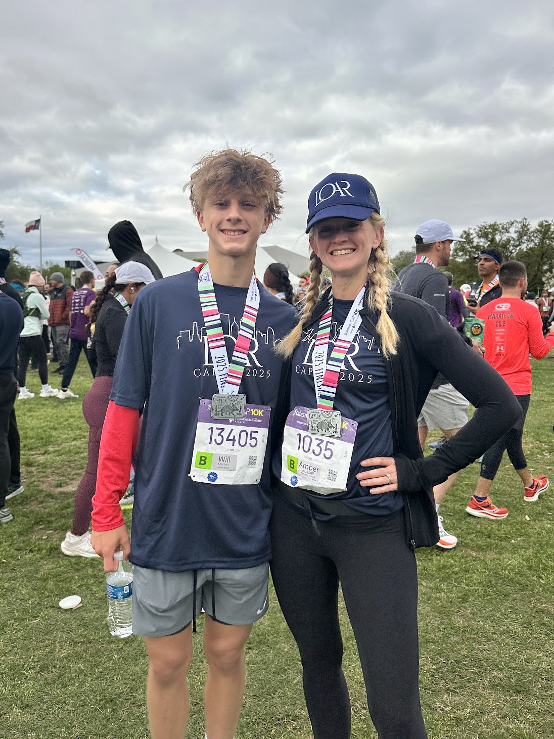 William after running a 10K